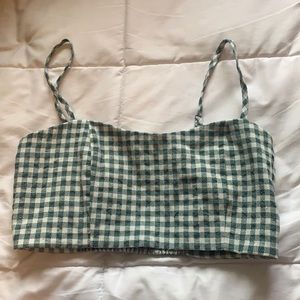 Checkered Cropped Tank Top!